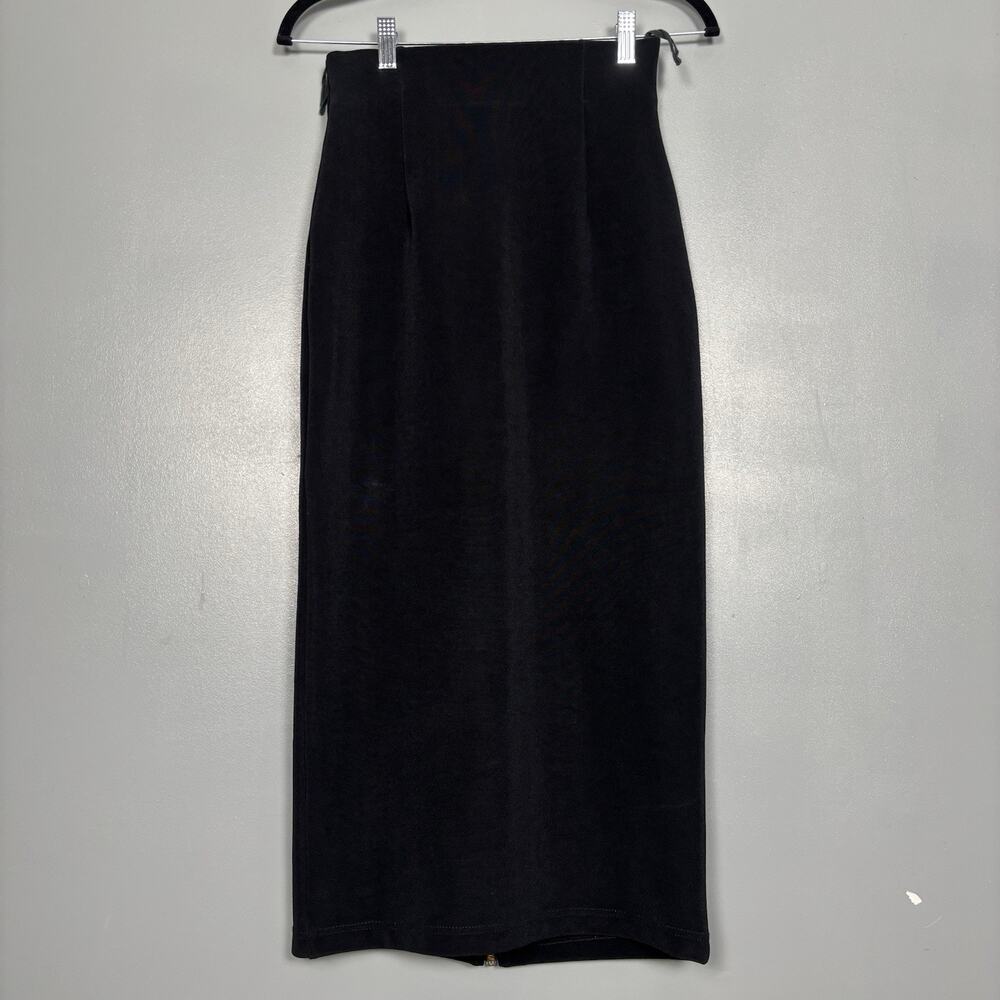 Vintage Y2K CACHE Women’s Black Pencil Office Skirt Medium Professional Office